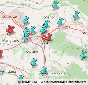 Mappa Via Monsignor Amilcare Boccio, 80035 Nola NA, Italia (5.04889)