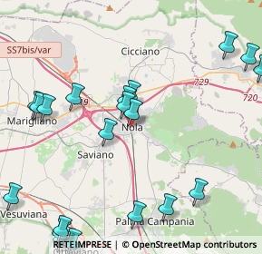 Mappa Via Monsignor Amilcare Boccio, 80035 Nola NA, Italia (5.825)