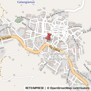 Mappa Via Giuseppe Garibaldi, 35, 07023 Calangianus, Olbia-Tempio (Sardegna)