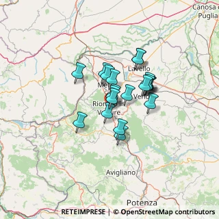 Mappa Via Galliano, 85028 Rionero In Vulture PZ, Italia (9.7295)