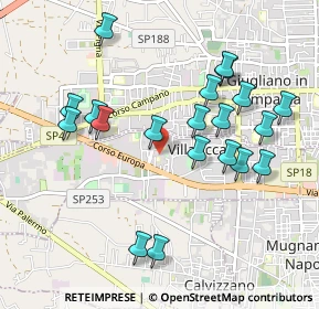 Mappa Via Giorgio Amendola, 80010 Villaricca NA, Italia (1.0695)