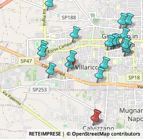 Mappa Via Giorgio Amendola, 80010 Villaricca NA, Italia (1.2405)