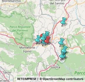 Mappa Piazza S. Francesco, 83100 Avellino AV, Italia (5.25091)