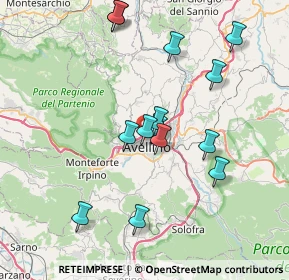 Mappa Piazza S. Francesco, 83100 Avellino AV, Italia (7.72357)