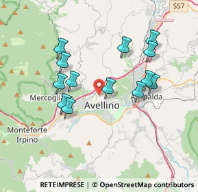 Mappa Piazza S. Francesco, 83100 Avellino AV, Italia (3.66538)