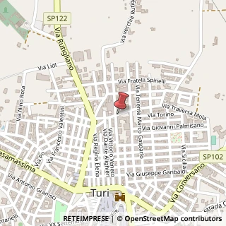 Mappa Strada Mola,  9, 70010 Turi, Bari (Puglia)
