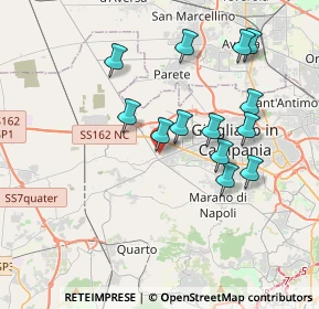 Mappa Viale Europa, 80019 Qualiano NA, Italia (3.77692)