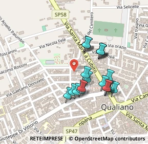 Mappa Via Guglielmo Marconi, 80019 Qualiano NA, Italia (0.2045)
