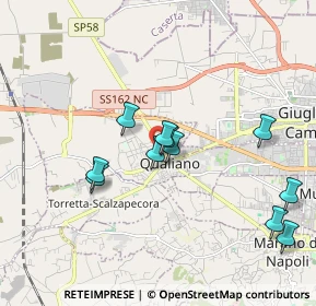 Mappa Via Guglielmo Marconi, 80019 Qualiano NA, Italia (1.87636)