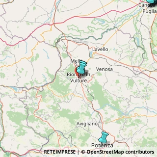 Mappa Via Fratelli Rosselli, 85028 Rionero in Vulture PZ, Italia (33.43091)