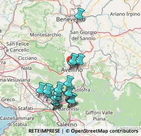 Mappa Via F. A. Cappone, 83100 Avellino AV, Italia (16.048)