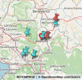 Mappa Via F. A. Cappone, 83100 Avellino AV, Italia (11.53909)