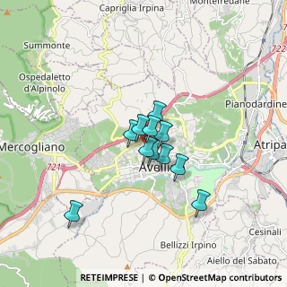 Mappa Via F. A. Cappone, 83100 Avellino AV, Italia (1.15)