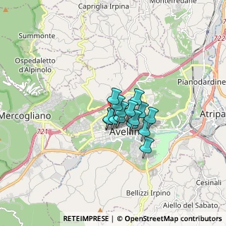 Mappa Via F. A. Cappone, 83100 Avellino AV, Italia (0.932)