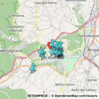 Mappa Via F. A. Cappone, 83100 Avellino AV, Italia (1.06667)