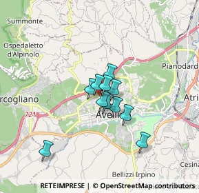 Mappa Via F. A. Cappone, 83100 Avellino AV, Italia (1.15)