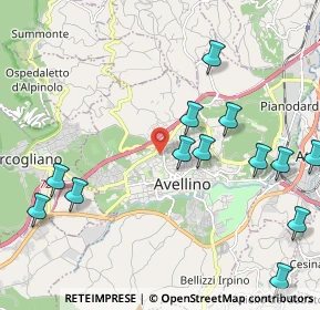 Mappa Via F. A. Cappone, 83100 Avellino AV, Italia (2.68)