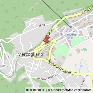 Mappa Via San Stefano, 13, 83013 Mercogliano, Avellino (Campania)