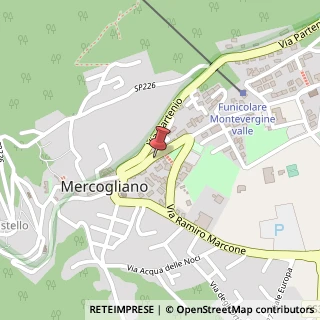 Mappa Via San Stefano, 9, 83013 Mercogliano, Avellino (Campania)