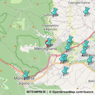 Mappa Via M. Santangelo, 83013 Mercogliano AV, Italia (2.86167)