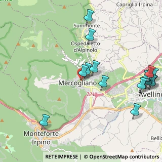Mappa Via M. Santangelo, 83013 Mercogliano AV, Italia (2.83)