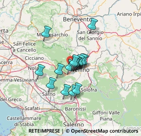 Mappa Via M. Santangelo, 83013 Mercogliano AV, Italia (9.12375)