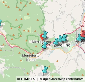 Mappa Via M. Santangelo, 83013 Mercogliano AV, Italia (5.62071)
