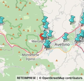 Mappa Via M. Santangelo, 83013 Mercogliano AV, Italia (4.97786)