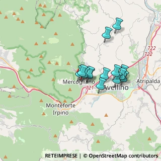 Mappa Via M. Santangelo, 83013 Mercogliano AV, Italia (2.89571)