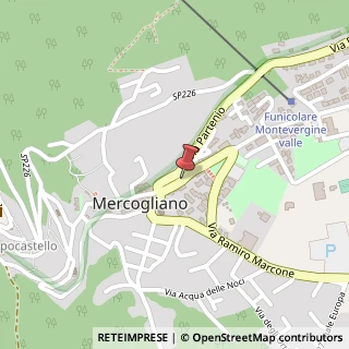 Mappa Via Corso Battisti, 72, 83013 Mercogliano, Avellino (Campania)