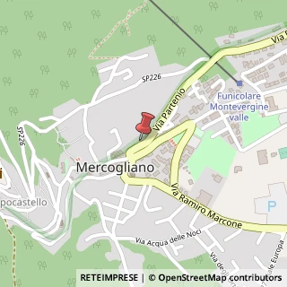 Mappa Vicolo Lauro, 1, 83013 Mercogliano, Avellino (Campania)