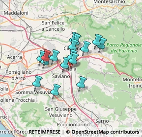 Mappa Via Aldo Moro, 80035 Nola NA, Italia (5.25125)