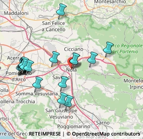 Mappa Via Aldo Moro, 80035 Nola NA, Italia (9.164)