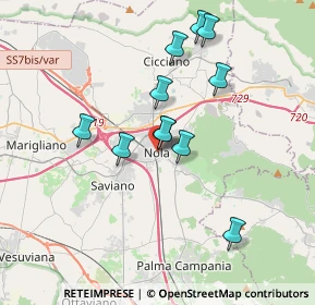 Mappa Via Aldo Moro, 80035 Nola NA, Italia (3.41545)