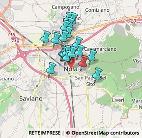 Mappa Via Aldo Moro, 80035 Nola NA, Italia (1.28)