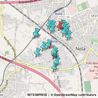 Mappa Via G. Pontano, 80035 Nola NA, Italia (0.395)