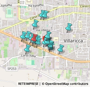 Mappa Via Raffaele Viviani, 80010 Villaricca NA, Italia (0.3125)