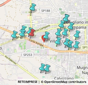 Mappa Via Rosa D'alterio, 80010 Villaricca NA, Italia (1.1045)