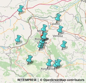 Mappa Via Monte Grappa, 85028 Rionero In Vulture PZ, Italia (14.52438)