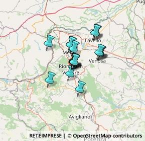 Mappa Fronte stazione ed MD discount, 85028 Rionero In Vulture PZ, Italia (8.703)