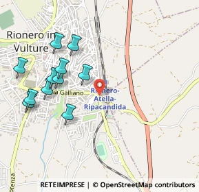 Mappa Fronte stazione ed MD discount, 85028 Rionero In Vulture PZ, Italia (0.57455)