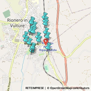 Mappa Fronte stazione ed MD discount, 85028 Rionero In Vulture PZ, Italia (0.4235)