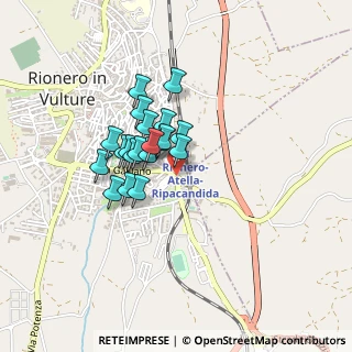 Mappa Fronte stazione ed MD discount, 85028 Rionero In Vulture PZ, Italia (0.3225)