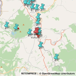 Mappa Via Monte Grappa, 85028 Rionero In Vulture PZ, Italia (4.9645)