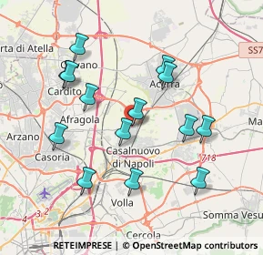 Mappa Via Vincenzo Bellini, 80013 Casalnuovo di Napoli NA, Italia (3.94929)