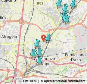 Mappa Via Vincenzo Bellini, 80013 Casalnuovo di Napoli NA, Italia (2.38364)