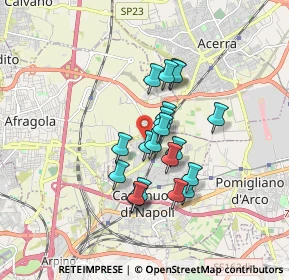 Mappa Via Vincenzo Bellini, 80013 Casalnuovo di Napoli NA, Italia (1.4175)