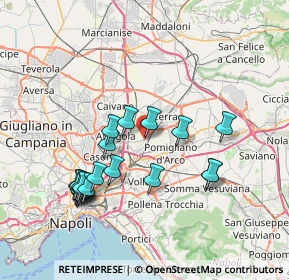 Mappa Via Vincenzo Bellini, 80013 Casalnuovo di Napoli NA, Italia (8.125)