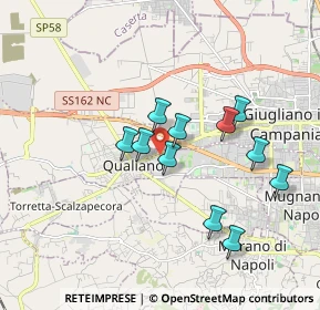 Mappa Corso Campano, 80010 Qualiano NA, Italia (1.66636)