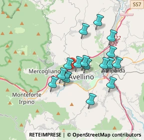 Mappa Contrada Valle di Mecca, 83100 Avellino AV, Italia (3.29688)